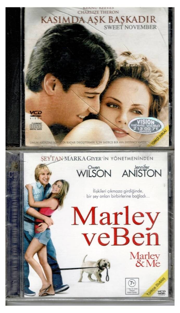 Kasımda Aşk Başkadır Marley ve Ben - 2 Adet VCD Film VCD872 - 1