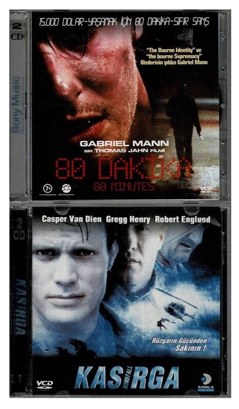 Kasırga 80 Dakika - 2 Adet VCD Film VCD628 - 1