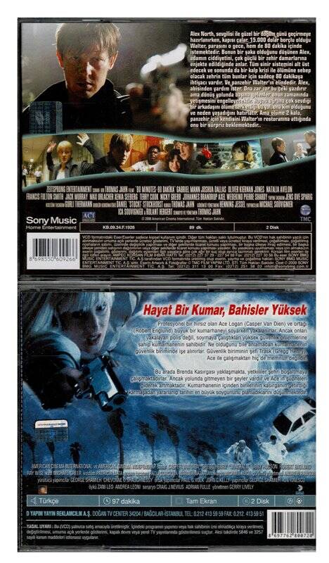 Kasırga 80 Dakika - 2 Adet VCD Film VCD628 - 2
