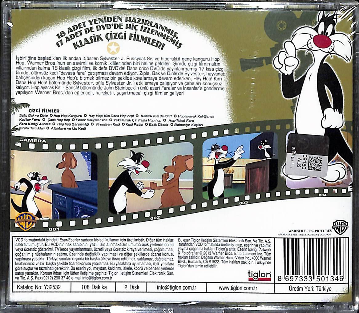 Looney Tunes Süper Kahramanlar Sylvester ve Hop Hop VCD 18 Klasik Çizgi Film *SIFIR ÜRÜN* VCD27887 - 2