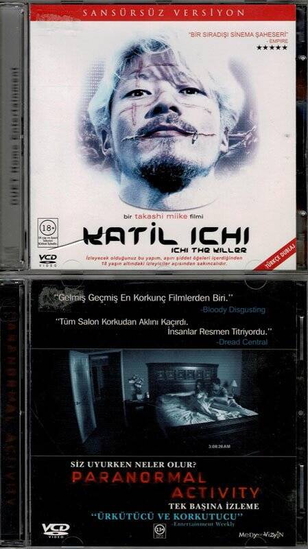 Katil Ichi Paranormal Activity- 2 Adet VCD Film VCD309 - 1