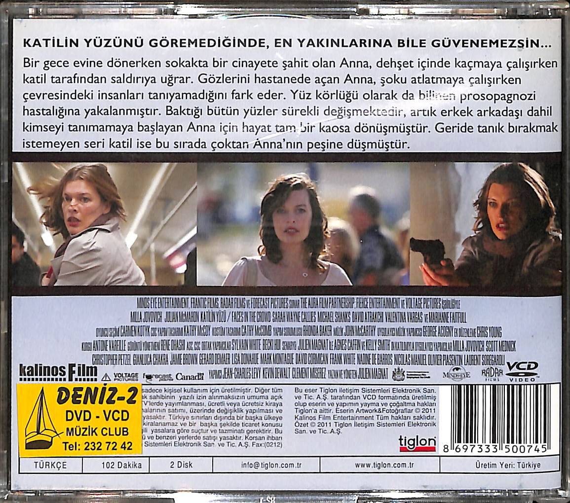 Katilin Yüzü – Faces In The Crowd (2011) Orijinal VCD Film VCD28578 - 2