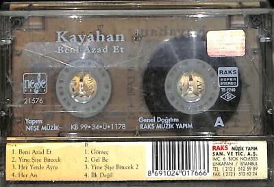 Kayahan - Beni Azad Et Kaset (İkinci El) KST22077 - 2