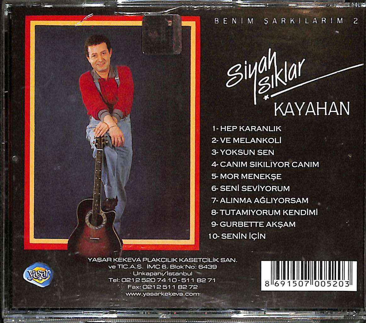 Kayahan - Benim Şarkılarım 2, Siyah Işıklar CD (İkinci El) CD4304 - 2