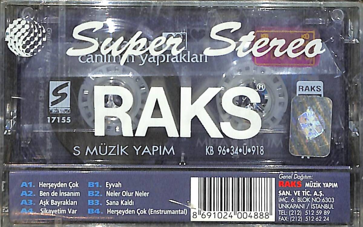 Kayahan - Canımın Yaprakları Kaset (Sıfır) KST27251 - 2