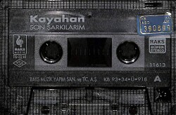 Kayahan - Son Şarkılarım Kaset (Mavi Bandrol - İkinci El) KST27838 - 2