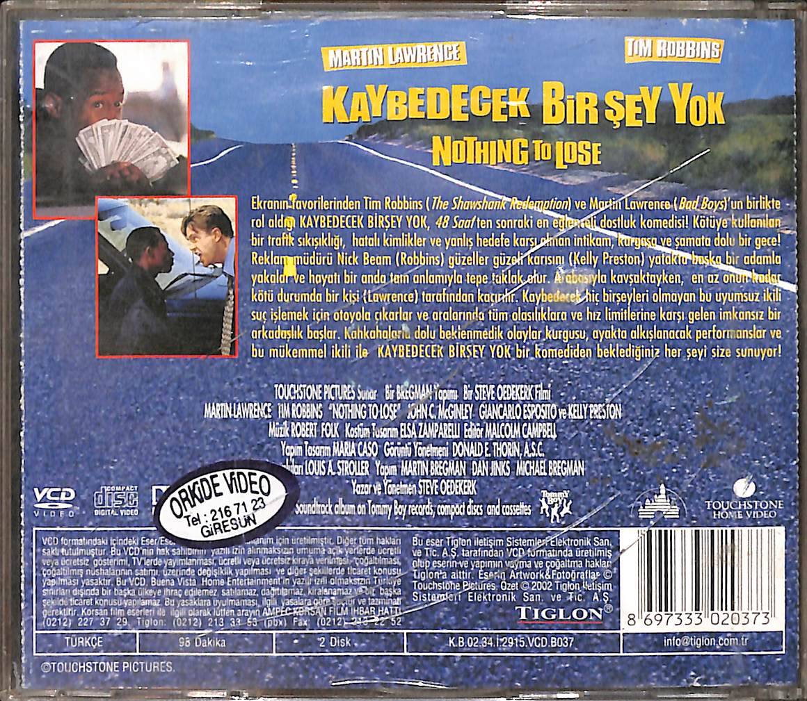 Kaybedecek Bir Şey Yok – Nothing to Lose (1997) VCD Film VCD27174 - 2
