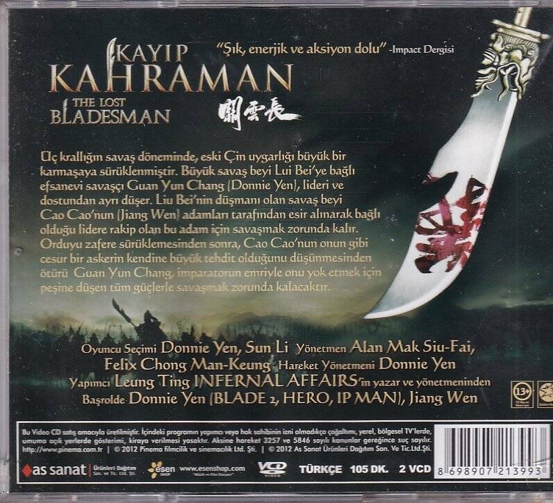 Kayıp Kahraman VCD Film VCD9234 - 2