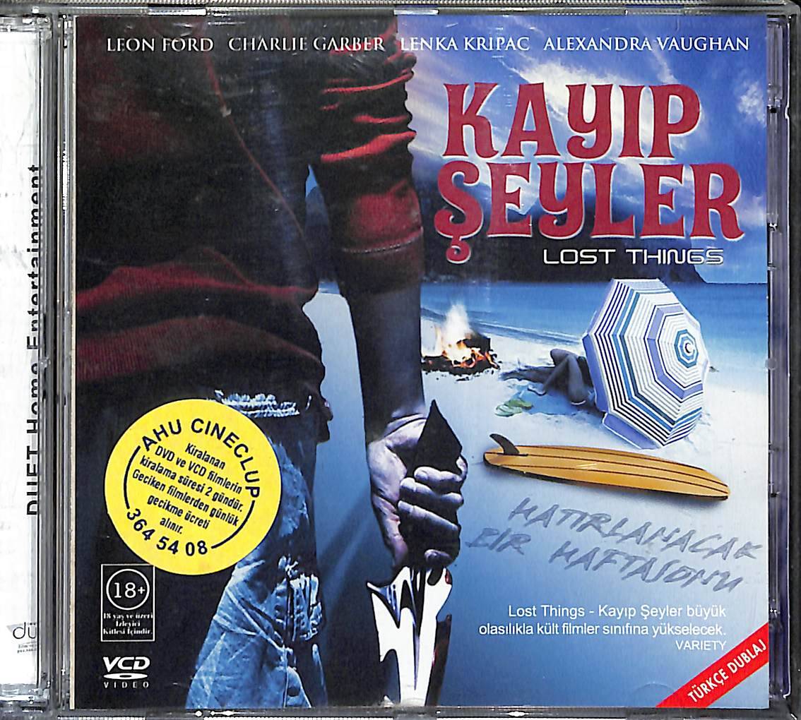 Kayıp Şeyler - Lost Things (2003) Orjinal VCD Korku Film (+18) VCD27928 - 1