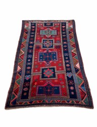 Kazak Eski El Dokuma Antika Halı AOB3800 (N) - 1