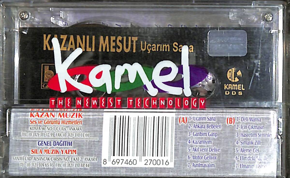 Kazanlı Mesut - Uçarım Sana Kaset (Sıfır) KST28209 - 2