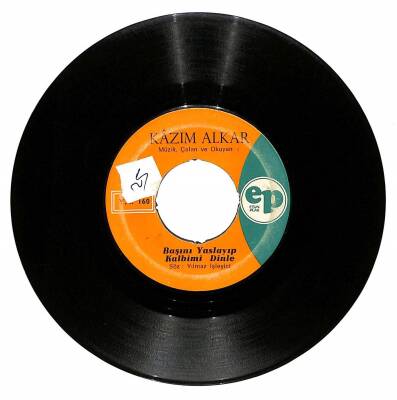 Kazım Alkar - Bin Çeşit Yalanla Avuttun Beni / Başını Yaslayıp Kalbimi Dinle Plak (10/7) PLK19912 - 2