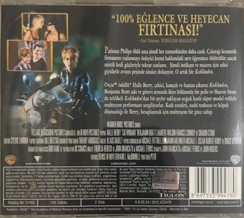 Kedi Kadın VCD Film VCD5149 - 2