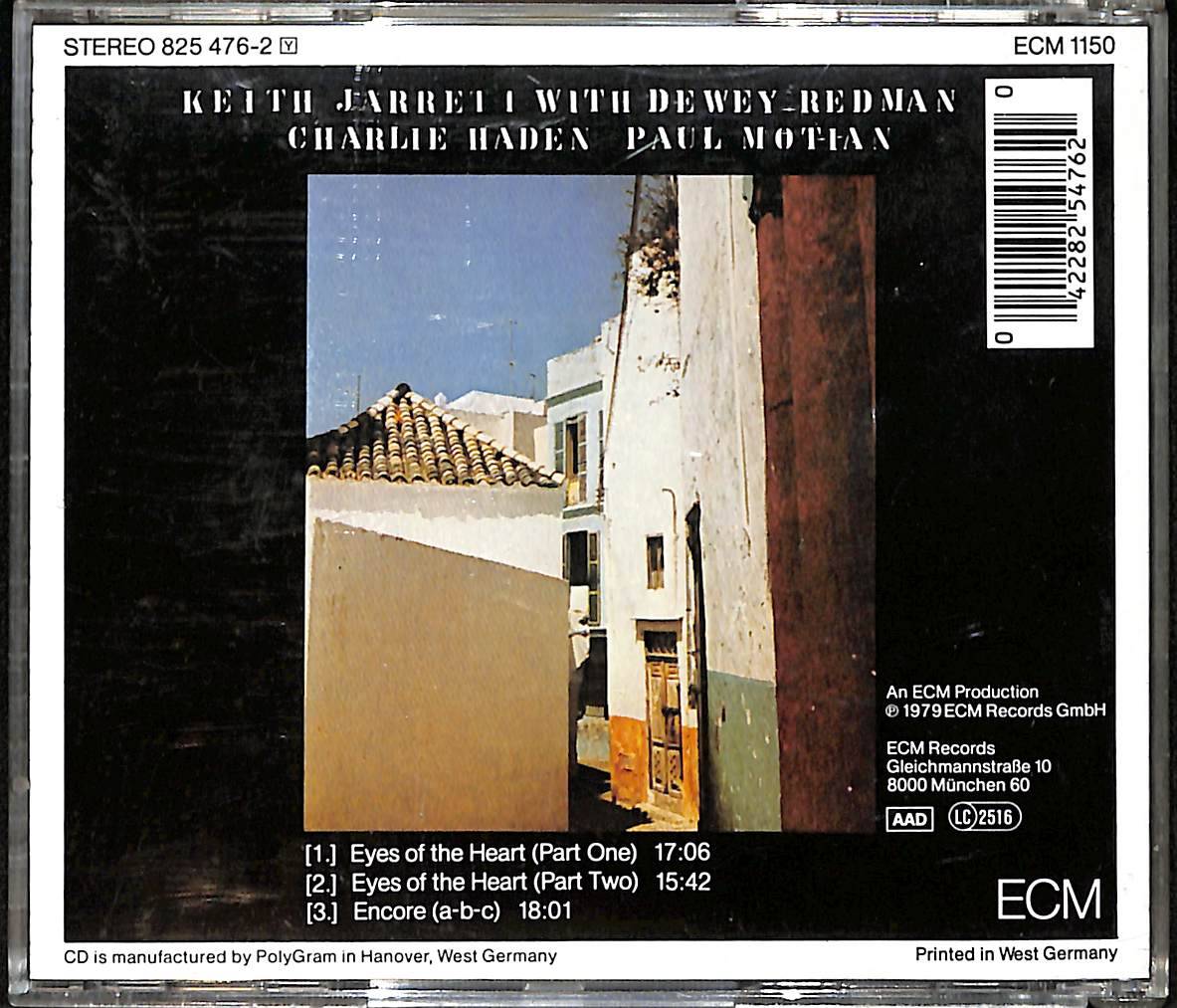 Keith Jarrett – Eyes Of The Heart CD (İkinci El) CD5558 - 2