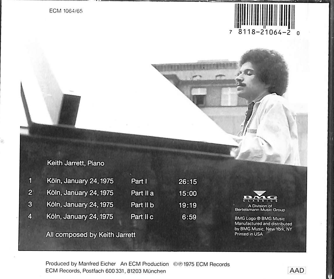 Keith Jarrett The Köln Concert CD (İkinci El) CD4017 - 2