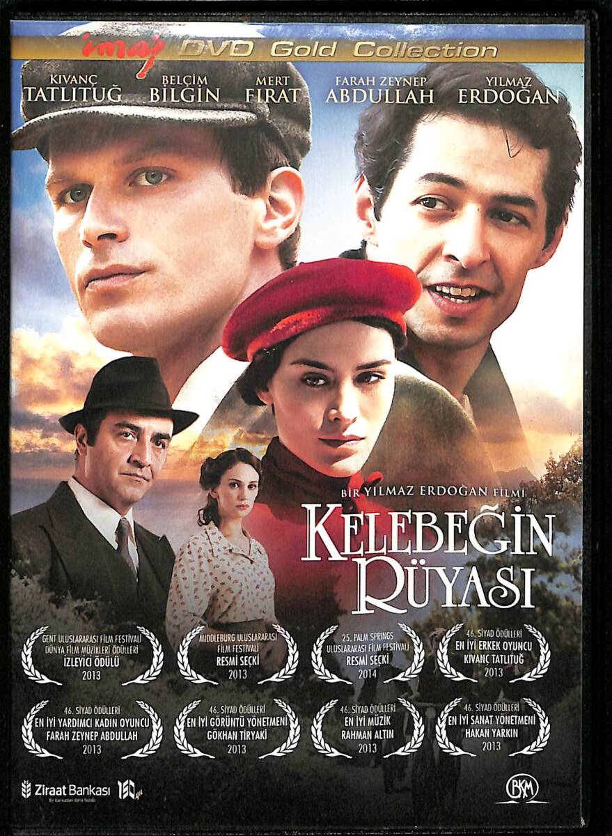 Kelebeğin Rüyası (The Butterfly's Dream) – Orijinal DVD (İkinci El) * Kıvanç Tatlıtuğ, Mert Fırat, Belçim Bilgin, Farah Zeynep Abdullah - 2013 * DVD2982 - 1