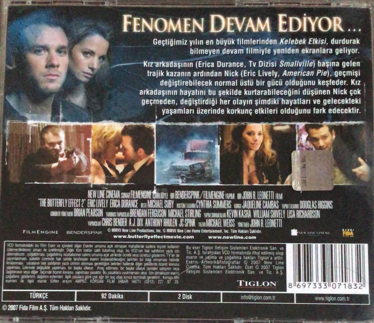 Kelebek Etkisi 2 VCD Film VCD8278 - 2