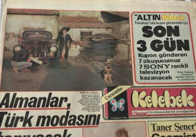 Kelebek Gazetesi 12 Şubat 1986-Hülya Koçyiğit Kadın-Erkek Eşitliğini Savundu GZ45582 - 1