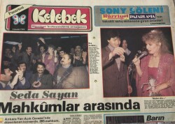 Kelebek Gazetesi 9 Aralık 1985-Seda Sayan Mahkumlar Arasında GZ45584 - 1