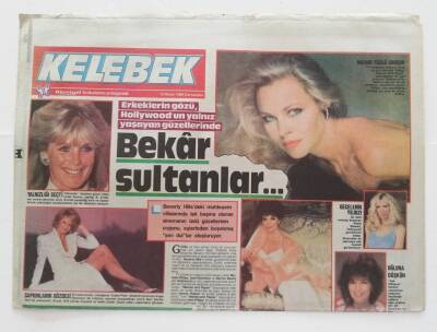 Kelebek Gazetesi(Hürriyet Eki) 13 Nisan 1988 - Bekâr Sultanlar - GZ45854 - 1