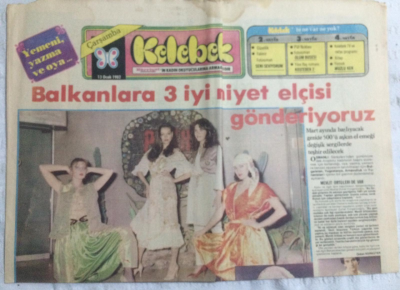 Kelebek (Hürriyet Gazetesi Ek) 13 Ocak 1982 - Fatma GirikAnne Olamadım Bari Öğretmen Olayım - GZ21029 - 1