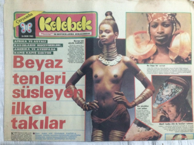 Kelebek (Hürriyet Gazetesi Ek) 26 Ekim 1983 - Ajda Pekkan Fotoromanı - GZ21038 - 1