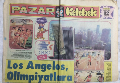 Kelebek (Hürriyet Gazetesi Ek) 9 Ekim 1983 - Bravo Barış Manço,Ferdi Özbeğen Yıktı Geçti,Ajda Pekkan Albümü-4 - GZ21041 - 1