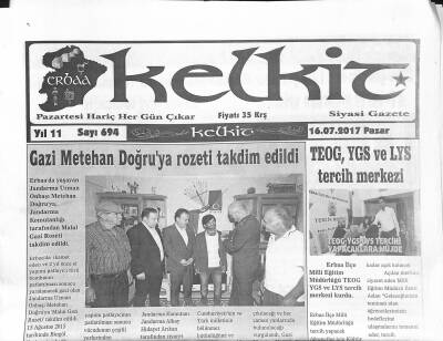 Kelkit Gazetesi 16 Temmuz 2017 - Ülke Genelinden 120 Gazeteci Tokatta Bir Araya Geldi GZ125200 - 1