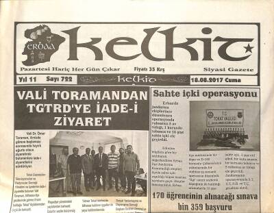 Kelkit Gazetesi 18 Ağustos 2017 - Vali Toramandan TGTRDye İade-i Ziyaret GZ125249 - 1
