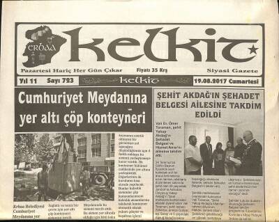Kelkit Gazetesi 19 Ağustos 2017 - Türkiye Kupası 1.Tur Kura Çekimi Yapıldı GZ125248 - 1