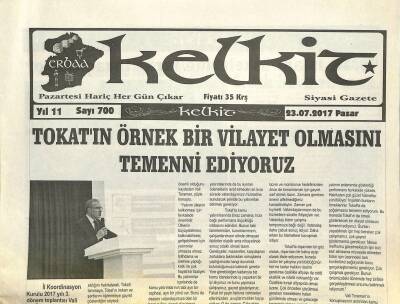 Kelkit Gazetesi 23 Temmuz 2017 - OKA Samsunda Toplandı - Kanseri Tedavi Edebilirsiniz GZ125237 - 1