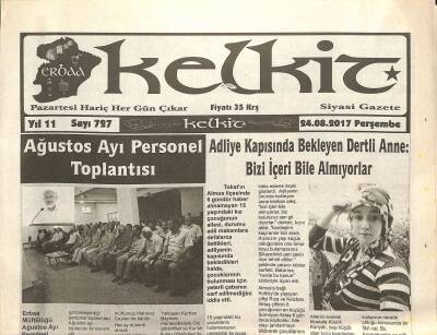 Kelkit Gazetesi 24 Ağustos 2017 - Erbaaspor Lige Deplasmanda Başlıyor GZ125244 - 1