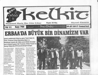 Kelkit Gazetesi 29 Temmuz 2017 - Erbaada Büyük Bir Dinamizm Var GZ125190 - 1