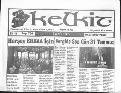 Kelkit Gazetesi 30 Temmuz 2017 - Kanal Tokatın Yapımında Yeni Aşamaya Geçildi GZ125189 - 1