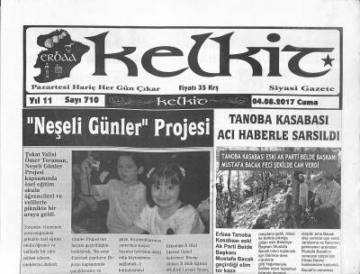 Kelkit Gazetesi 4 Ağustos 2017 - Erbaalı Kaleci Ersin Milli Takımı Şampiyonluğa Taşıdı GZ125260 - 1