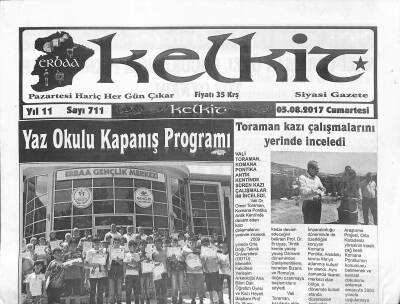 Kelkit Gazetesi 5 Ağustos 2017 - Toraman Kazı Çalışmalarını Yerinde İnceledi GZ125258 - 1