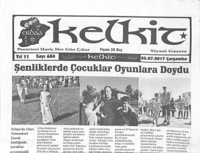 Kelkit Gazetesi 5 Temmuz 2017 - Ahmet Yenihanın Annesi Vefat Etti GZ125210 - 1