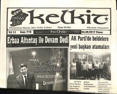 Kelkit Gazetesi 6 Ağustos 2017 - Sebastapolis Antik Kentinde Kamulaştırma Sorunu GZ125242 - 1