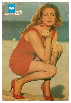 Kelly Rutherford Büyük Boy Kartpostal KRT9220 - 1