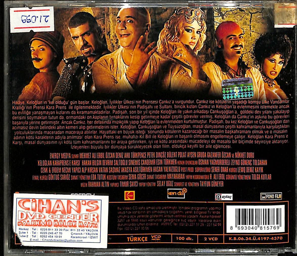 Keloğlan Karaprense Karşı VCD Film VCD14611 - 2
