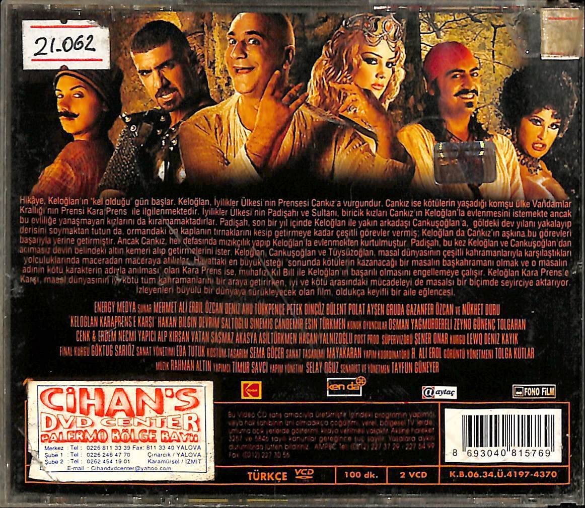 Keloğlan Karaprense Karşı VCD Film VCD15372 - 2