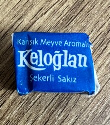 KELOĞLAN (KERVAN) 2000s Karışık Meyve Aomalı Şekerli Sakız #SKZ1915 - 3