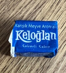 KELOĞLAN (KERVAN) 2000s Karışık Meyve Aomalı Şekerli Sakız #SKZ1915 - 4