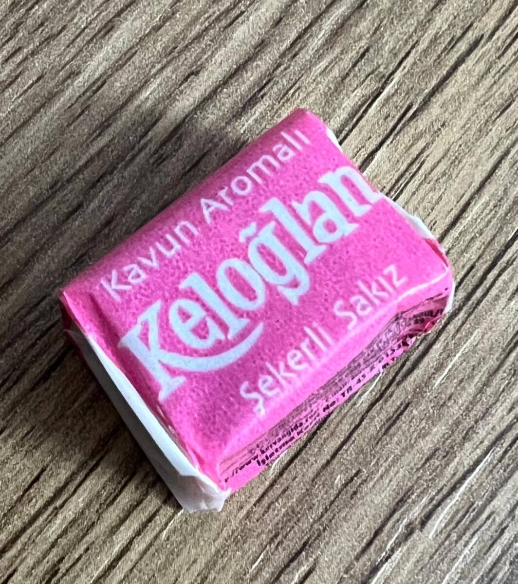 KELOĞLAN (KERVAN) 2000s Kavun Aomalı Şekerli Sakız #SKZ1916 - 2