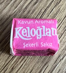 KELOĞLAN (KERVAN) 2000s Kavun Aomalı Şekerli Sakız #SKZ1916 - 6