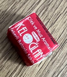 KELOĞLAN (KERVAN) 2014 Çilek ve Muz Aomalı Şekerli Sakız #SKZ1914 - 2