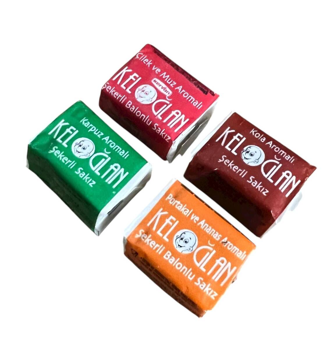 KELOĞLAN (KERVAN) 2014 Dört Farklı Şekerli Sakız Lotu #SKZ1911 - 1