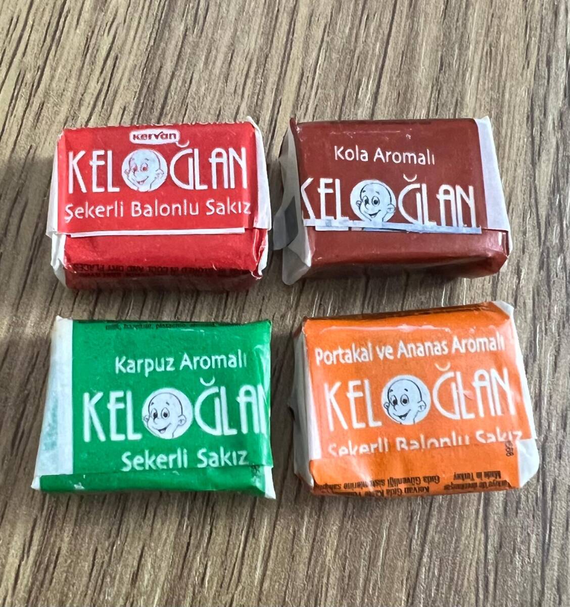 KELOĞLAN (KERVAN) 2014 Dört Farklı Şekerli Sakız Lotu #SKZ1911 - 4