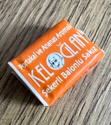 KELOĞLAN (KERVAN) 2014 Portakal ve Ananans Aomalı Şekerli Sakız #SKZ1913 - 2