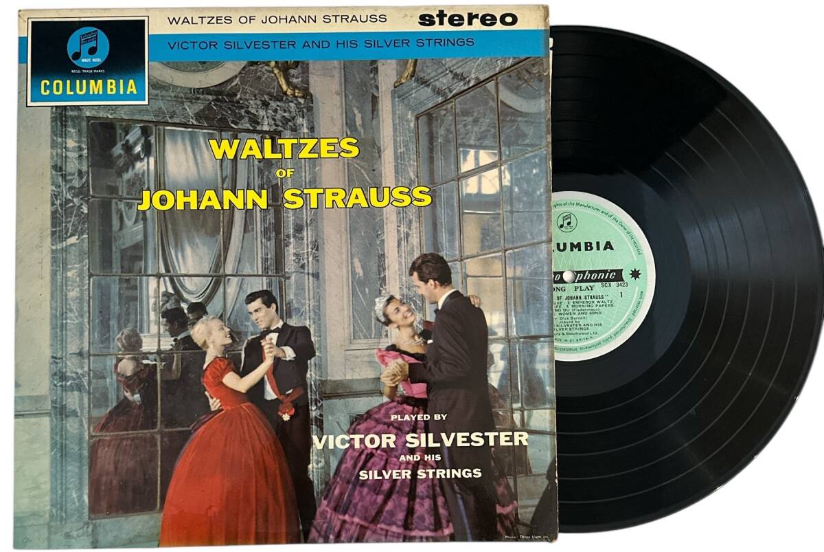 Waltzes of Johann Strauss - Played By Victor Silvester And His Silver Strings ( Columbia Plak ) LP Plak (10/8) PLK25575 - 1